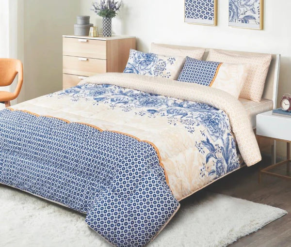 طقم كوفيرتة فوربد قطن مخلوط مجوز