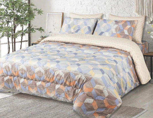 طقم كوفيرتة فوربد قطن مخلوط مجوز