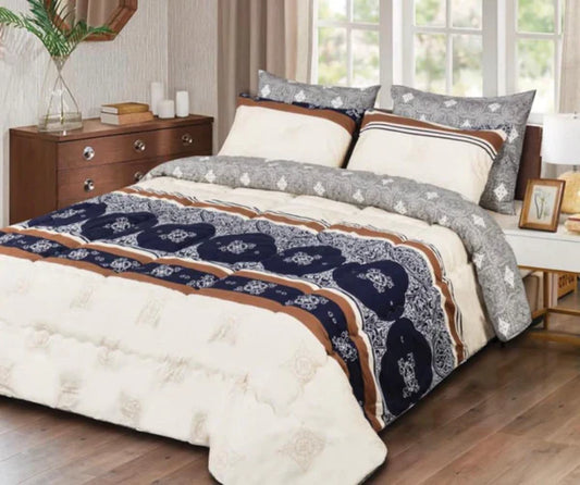 طقم كوفيرتة فوربد قطن مخلوط مجوز