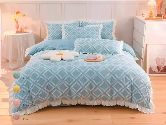 Tufting Waffle -لحاف فوربد وافل مجوز